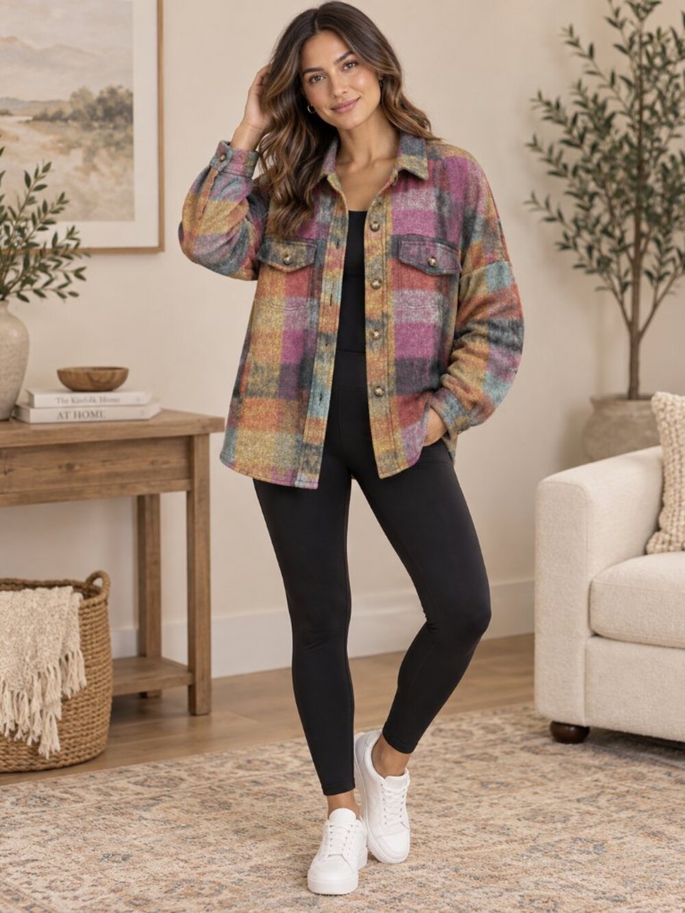 Chicsoul Plaid Shacket